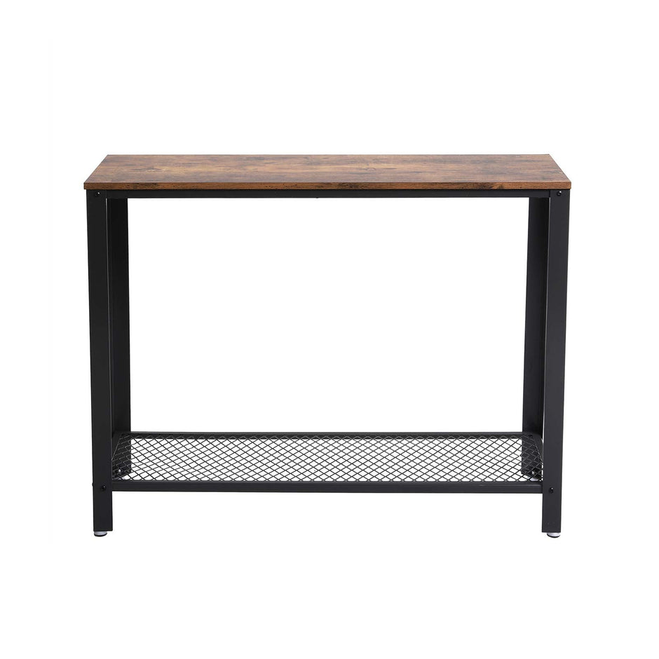 Vintage Console Table – Wood – Brown – Stable Design for Entryway and Living Room