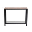 Vintage Console Table – Wood – Brown – Stable Design for Entryway and Living Room