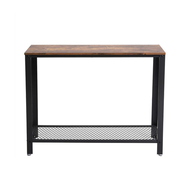 Vintage Console Table – Wood – Brown – Stable Design for Entryway and Living Room