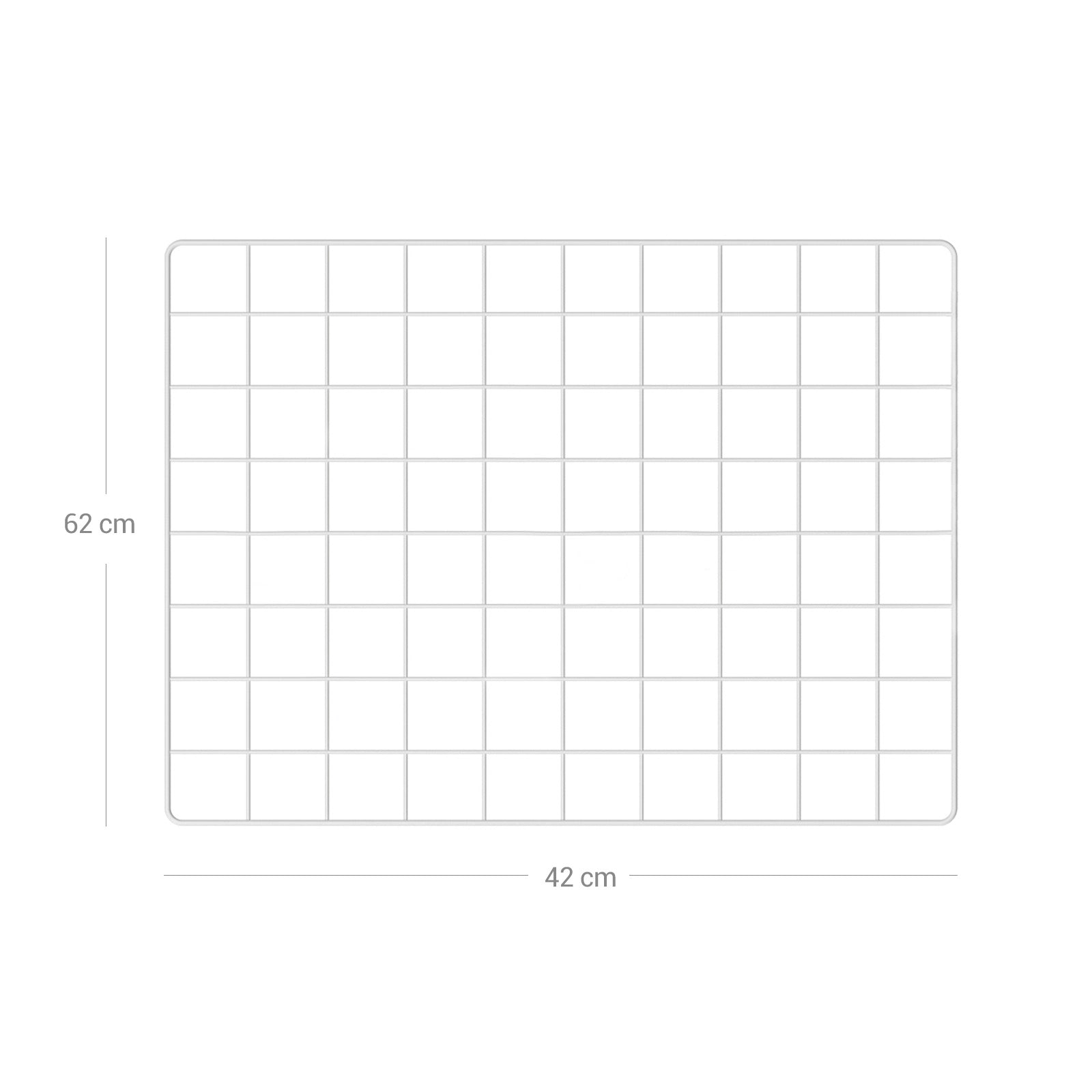 Wall Grid Photo Display – Metal Mesh – Rose Gold – Multifunctional Art Decor with Clips and Hemp Cord