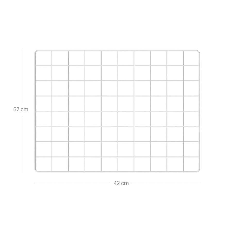 Wall Grid Photo Display – Metal Mesh – Rose Gold – Multifunctional Art Decor with Clips and Hemp Cord