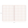 Wall Grid Photo Panel – Metal Mesh – Rose Gold – Set of 2 with S Hooks and Clips