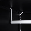 Wardrobe – Metal – Black – Two Clothes Rails, Spacious Storage