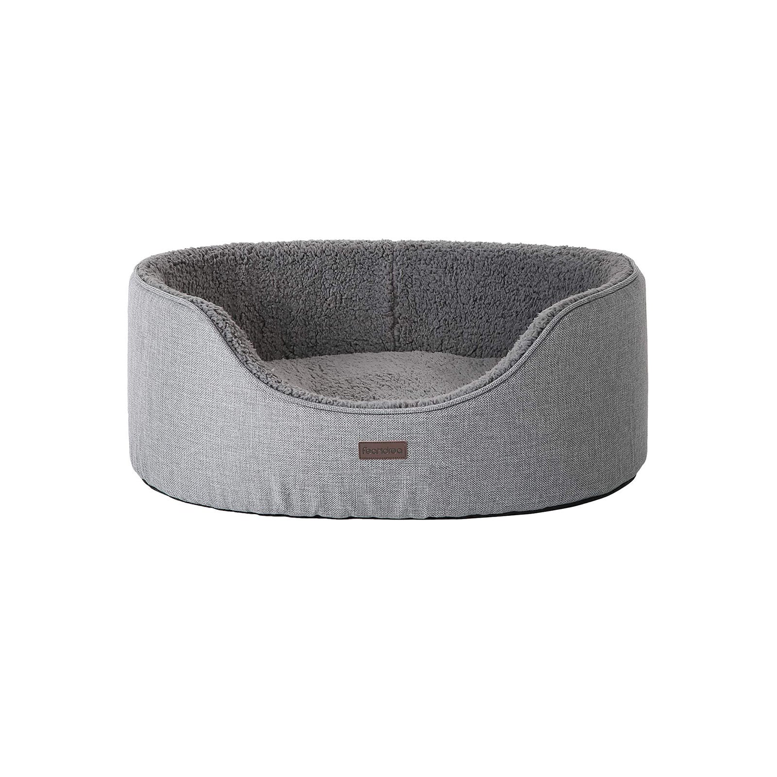 Dog Bed – Fabric – Multicolor – Washable and Reversible Cushion, 73 x 60 x 27 cm