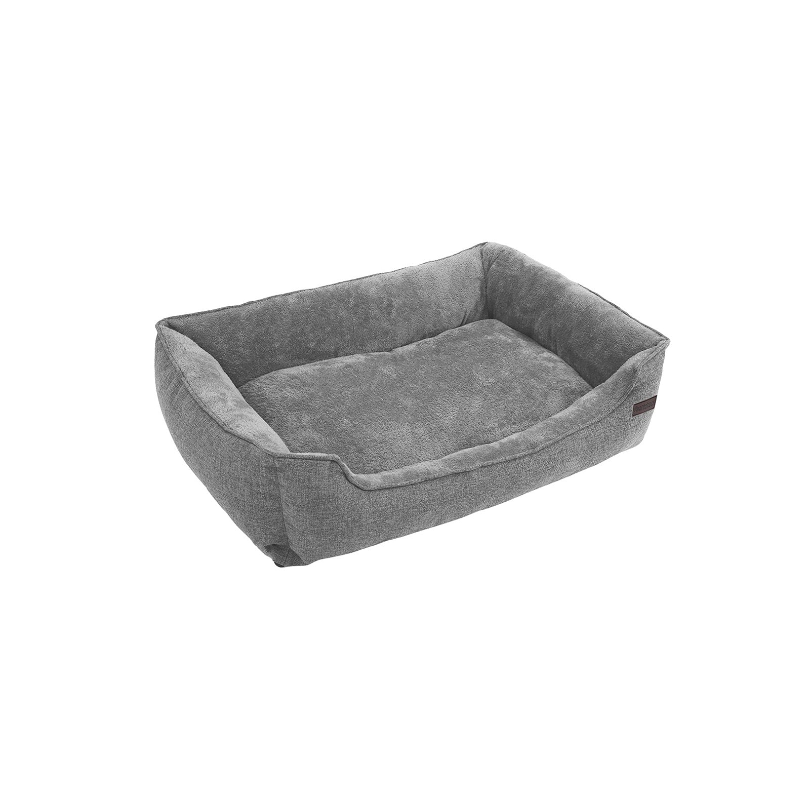 Dog Bed – Fabric – Brown – XXL with Removable Cover