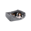 Dog Bed – Fabric – Brown – XXL with Removable Cover