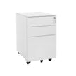 Mobile File Cabinet – Steel – Black – Lockable with Suspension File Hanging Rails