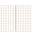Wire Wall Grid Panel – Metal – Rose Gold – Multifunctional Photo Display Set of 2