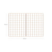 Wire Wall Grid Panel – Metal – Rose Gold – Multifunctional Photo Display Set of 2