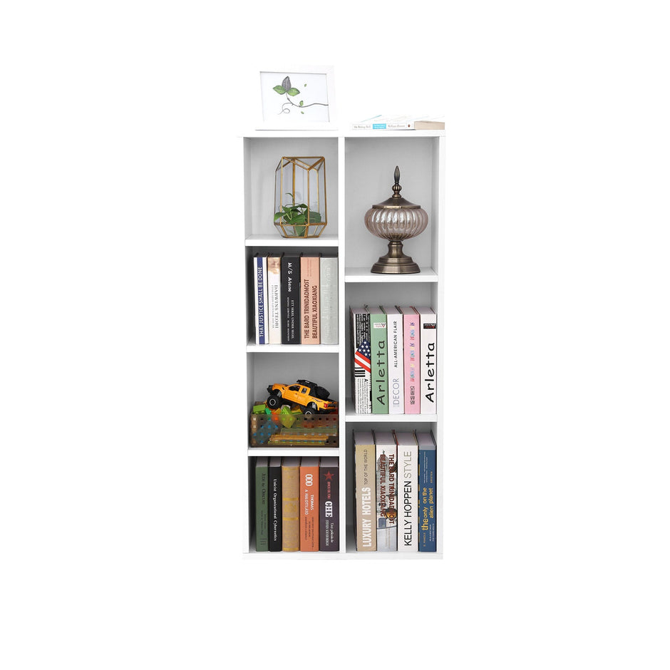 Bookcase – Wood – Oak – 7 Grid Design