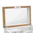 Jewelry Organizer – Engineered Wood – Black – 3-Tier with Velvet Lining and Drawers